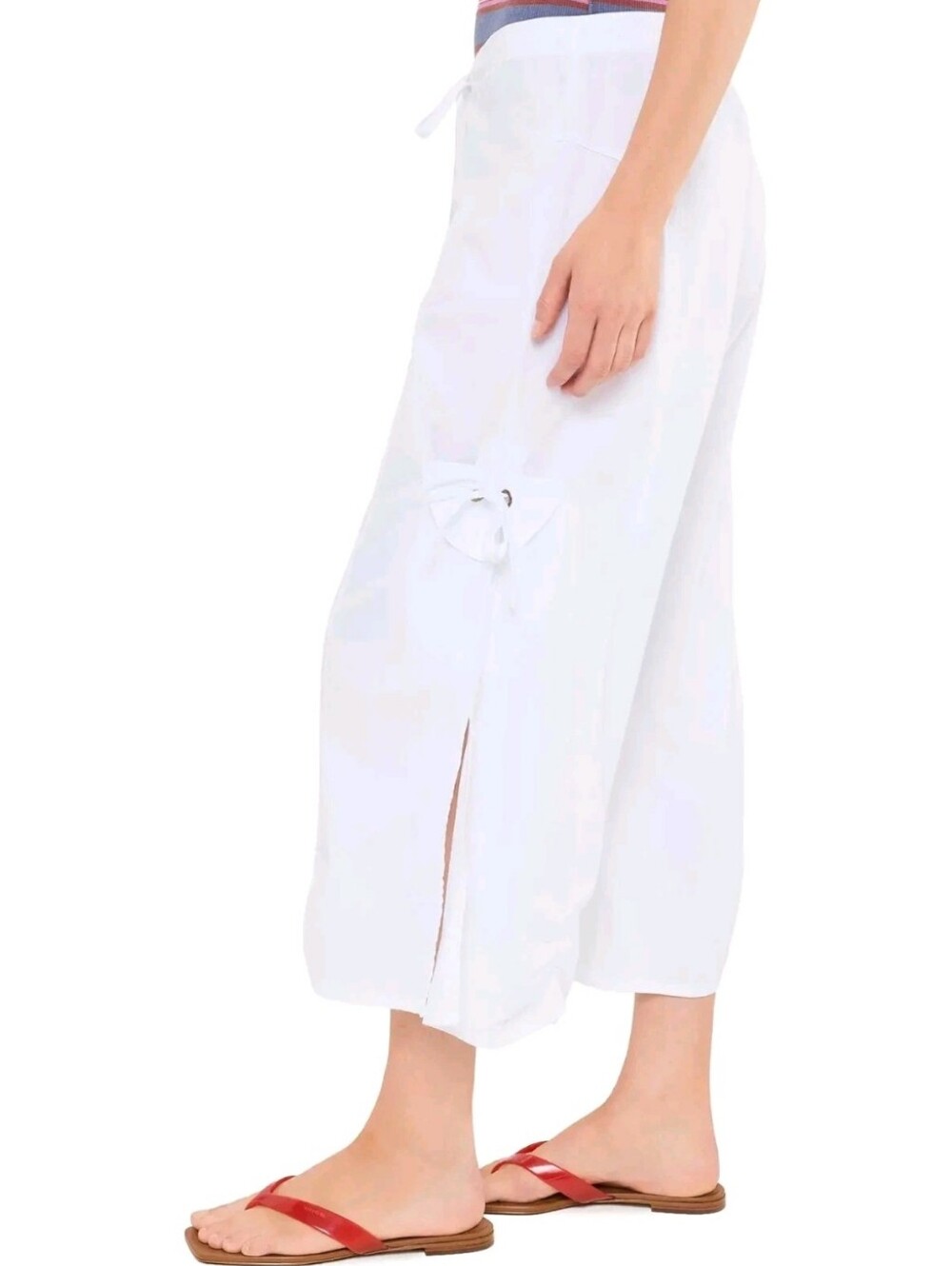 XCVI Gaucho Wide Leg Crop Cargo Pants